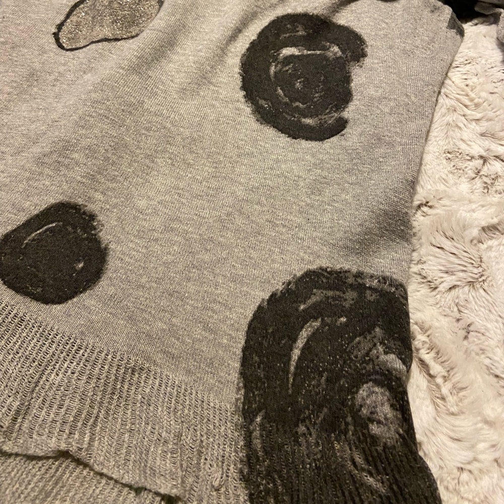 Vera Wang Sparkle Bow Cardigan - Picture 9 of 9